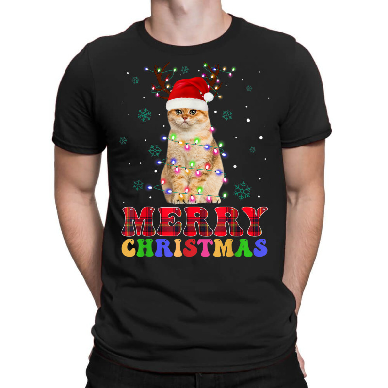 Merry Christmas Cat Gift Men Women Kids Funny Cat Christmas T-shirt | Artistshot