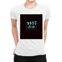 Movie Crew Funny Gift For Film Makers, Director, Producer, And Actors Ladies Fitted T-shirt | Artistshot