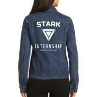 Stark Internship Ladies Denim Jacket | Artistshot