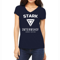 Stark Internship Women's V-neck T-shirt | Artistshot