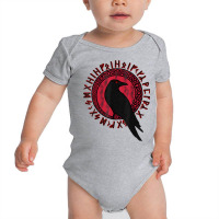 Odin Ravens Huginn & Muninn Vegvisir Tshirt Vikings Myth Tee Baby Bodysuit | Artistshot