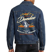 Crocodile Dundee Outback Survival School Men Denim Jacket | Artistshot