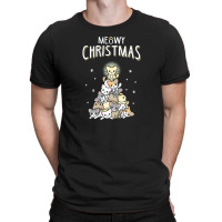 Ugly Cat Christmas Sweater Meow Christmas T-shirt | Artistshot