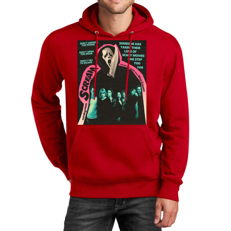 Scream Horror Movie Poster Art Unisex Hoodie by gamdouiscio | Artistshot