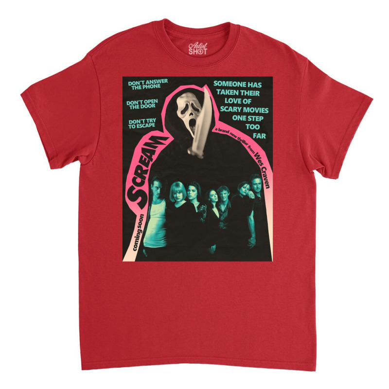 Scream Horror Movie Poster Art Classic T-shirt by gamdouiscio | Artistshot