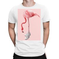 Sneaker Flamingo T-shirt | Artistshot