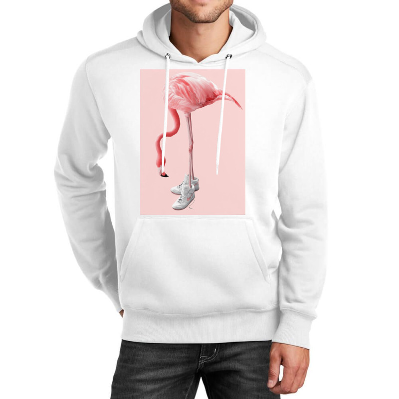 Sneaker Flamingo Unisex Hoodie by timothywolcott | Artistshot