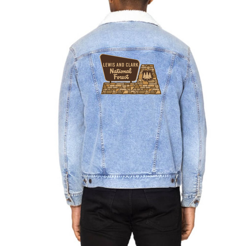 Lewis And Clark Unisex Sherpa-Lined Denim Jacket by Carmela C Hernandez | Artistshot