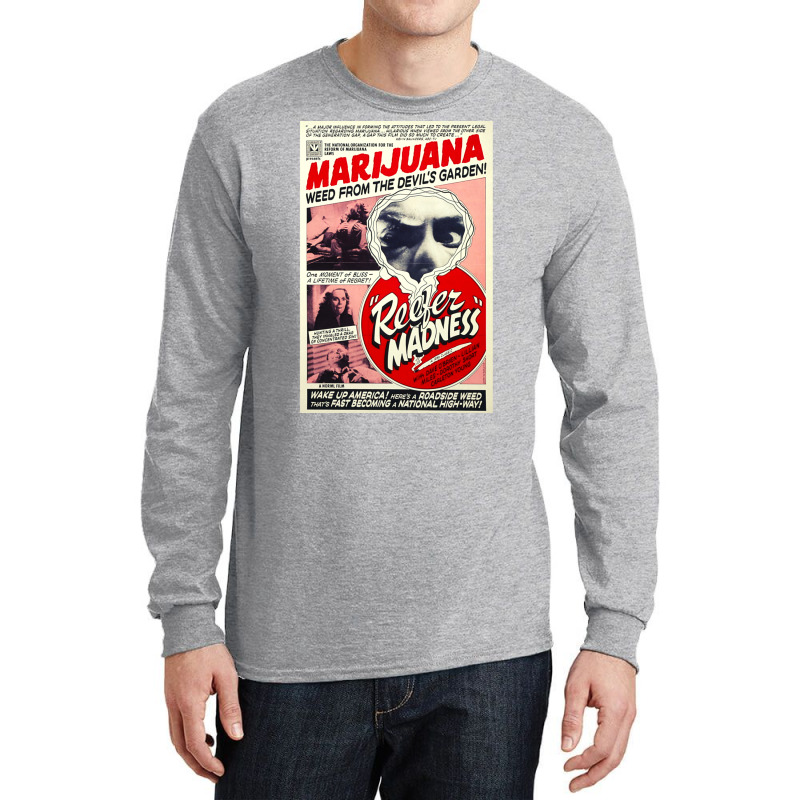 Reefer Madness   (1938)   Vintage Retro Classic Film Poster Long Sleeve Shirts by damblydutcan | Artistshot