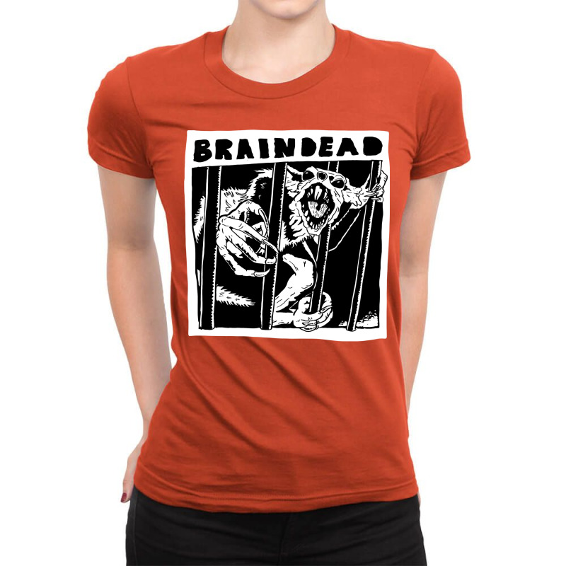 Braindead Rat Monkey Square Classic Stars Cute Ladies Fitted T-Shirt by tisorozdaneas | Artistshot