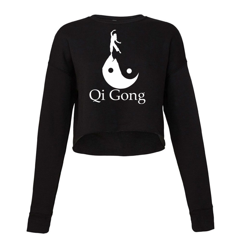 Qigong For A Dark Cropped Sweater by Gending579 | Artistshot