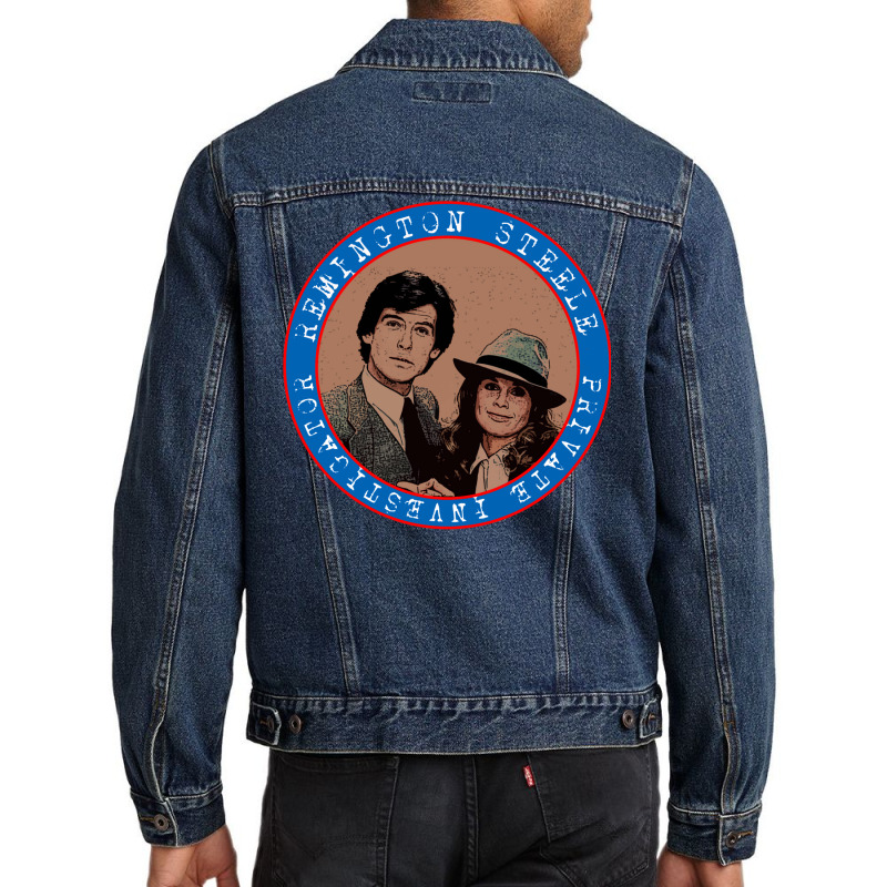 Remington Steele 80s Tvshow Men Denim Jacket by damblydutcan | Artistshot