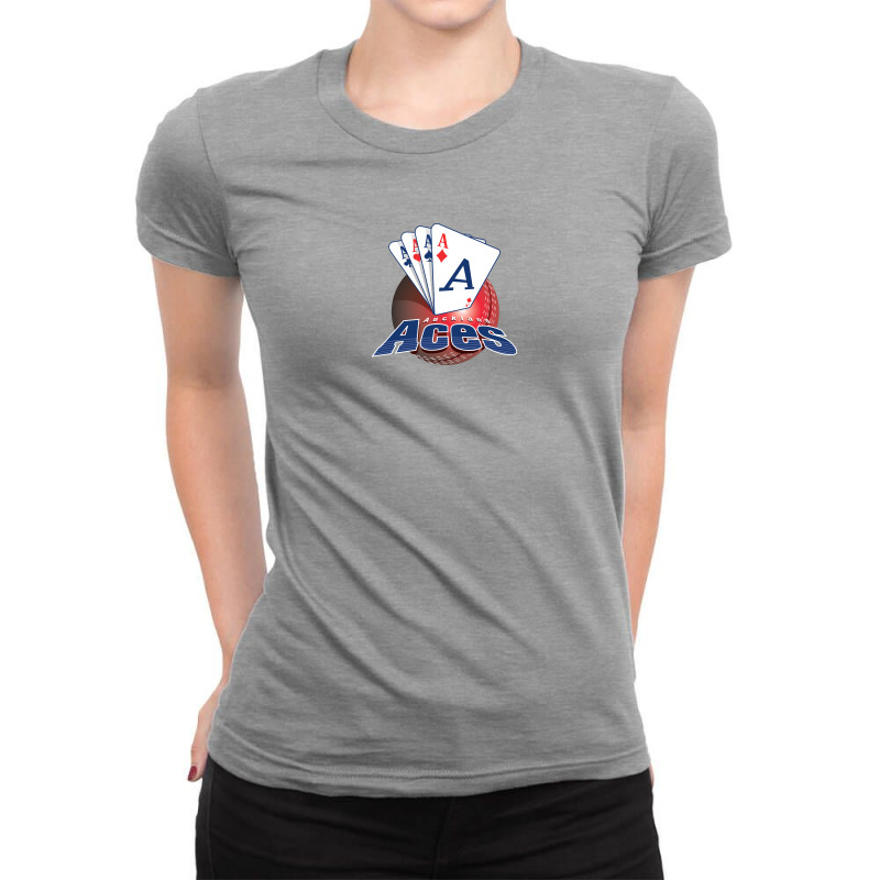 Auckland Aces Cricket Ladies Fitted T-Shirt by sayangzu | Artistshot