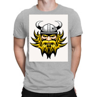 Cool Helmet Viking Beard  80s Aesthetic T-shirt | Artistshot