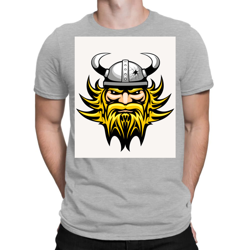 Cool Helmet Viking Beard  80s Aesthetic T-shirt | Artistshot