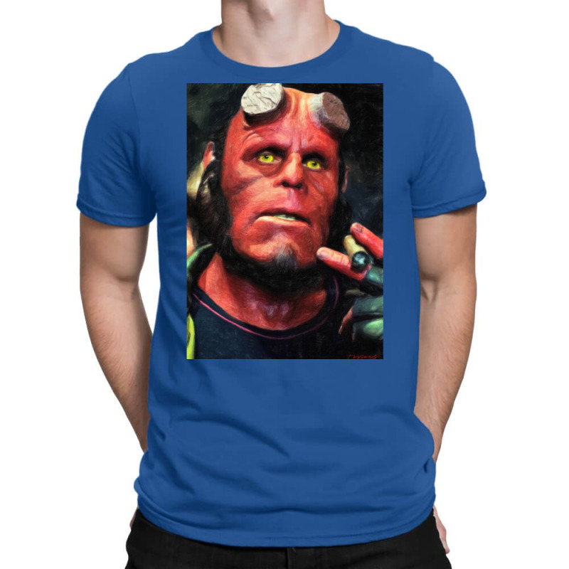 Hellboy T-Shirt by saefantoitq | Artistshot