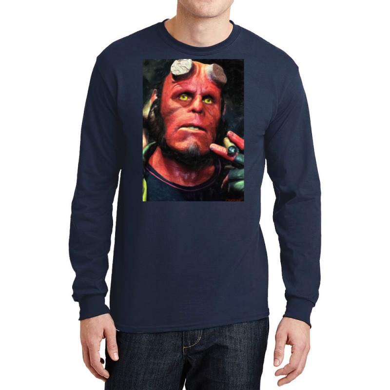 Hellboy Long Sleeve Shirts by saefantoitq | Artistshot