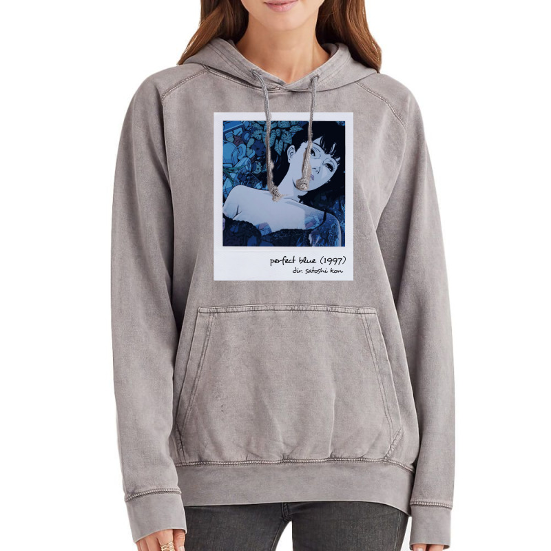 Perfect Blue Polaroid Classic  Stars Girl Vintage Hoodie | Artistshot