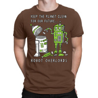 Robot Earth T-shirt | Artistshot