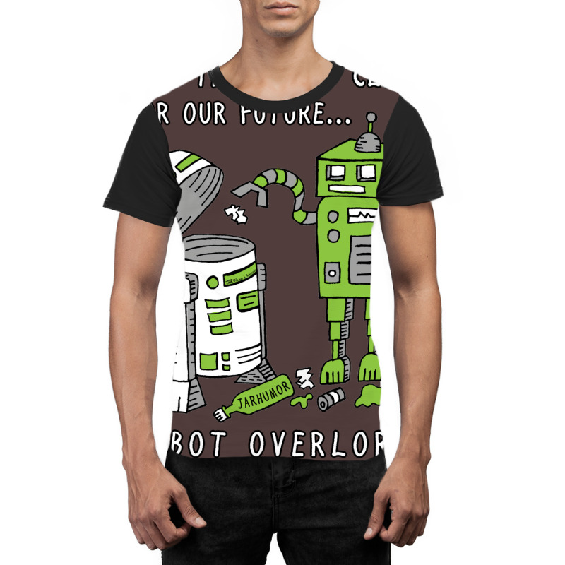 Robot Earth Graphic T-shirt by damblydutcan | Artistshot