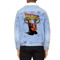 Rock To The Future Unisex Sherpa-lined Denim Jacket | Artistshot