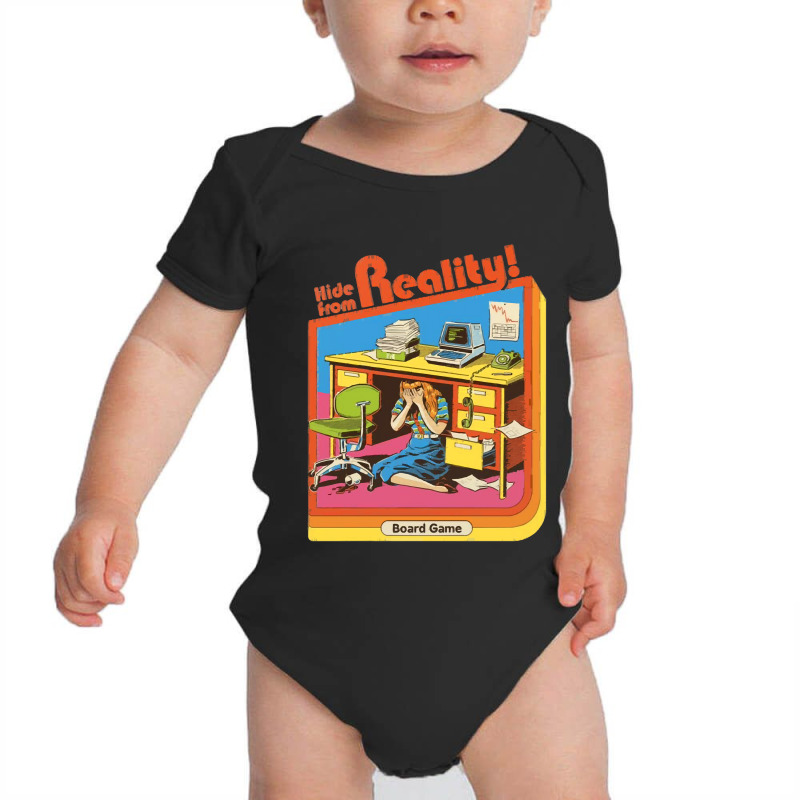 Hide From Reality Baby Bodysuit by MeganArtist | Artistshot