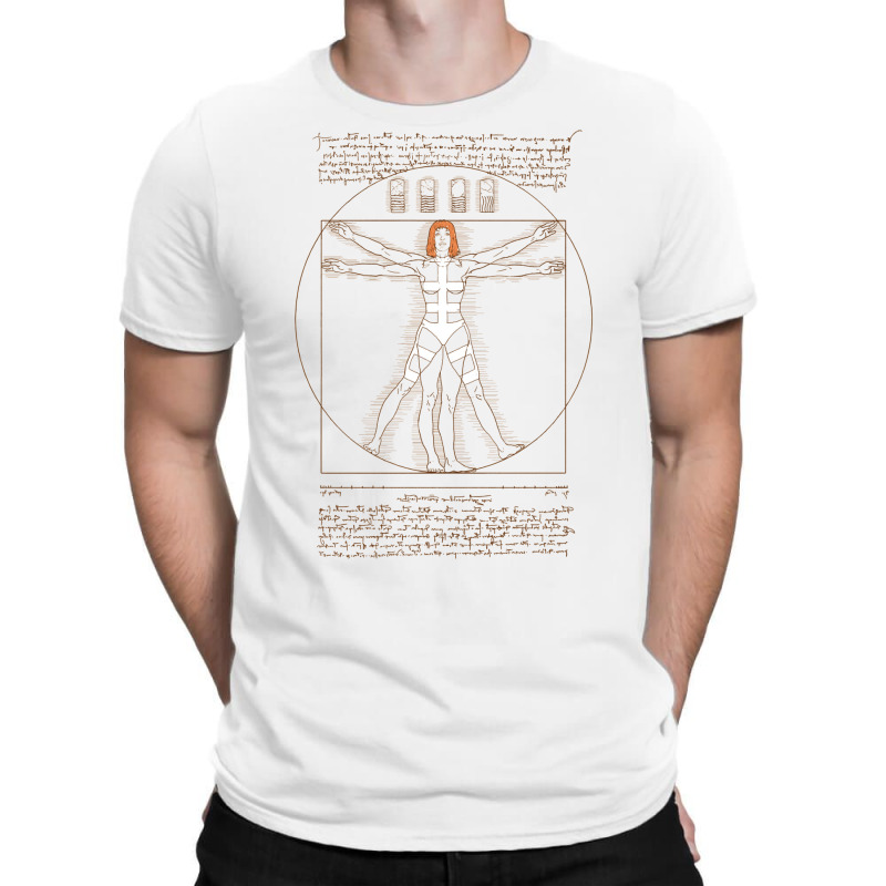 Vitruvian Leeloo T-Shirt by enaitzriskusq | Artistshot