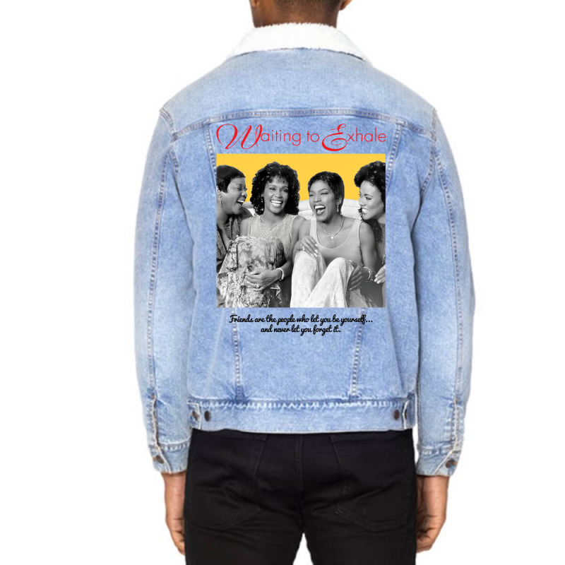 Waiting To Exhale Unisex Sherpa-Lined Denim Jacket by enaitzriskusq | Artistshot