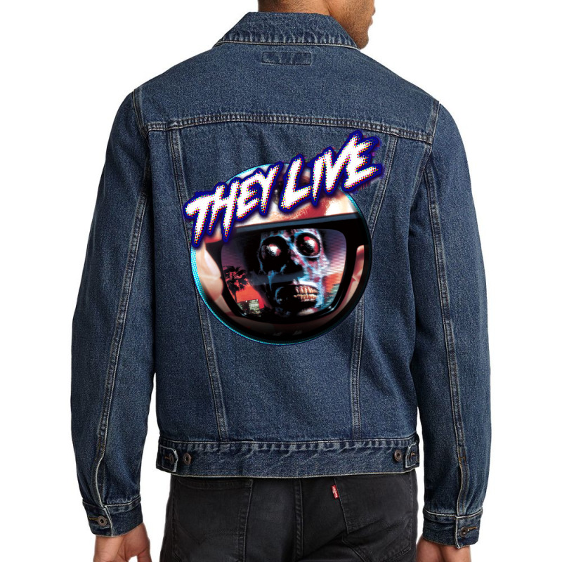 They Live Men Denim Jacket by antreuginted | Artistshot