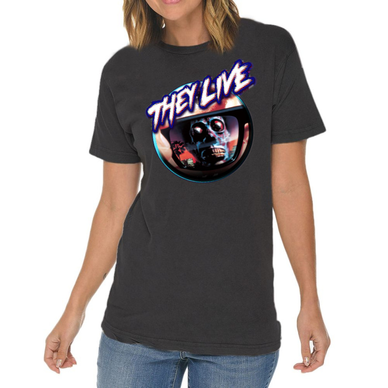 They Live Vintage T-Shirt by antreuginted | Artistshot