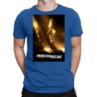 Prison Break Faces Poster Red T-shirt | Artistshot