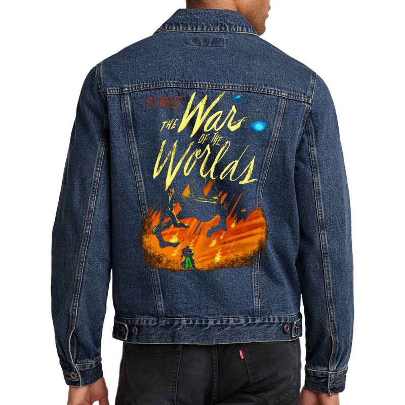 War Of The Worlds Men Denim Jacket by enaitzriskusq | Artistshot