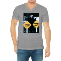 Safety Death V-neck Tee | Artistshot