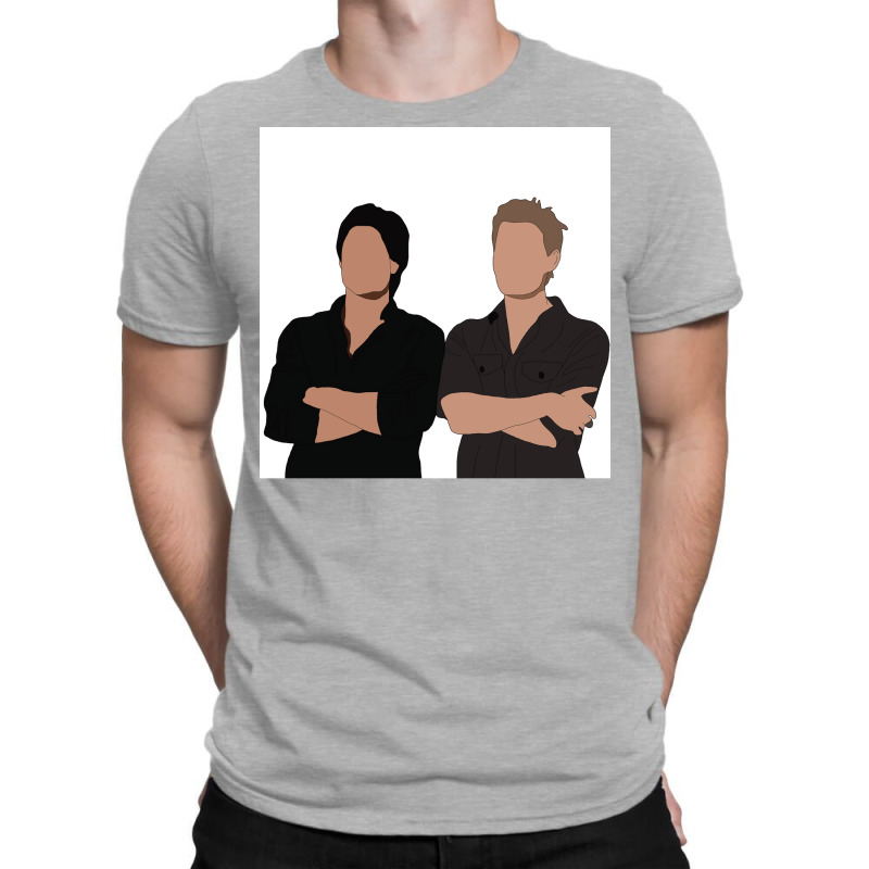 Salvatore Brothers Poster Girl T-shirt | Artistshot