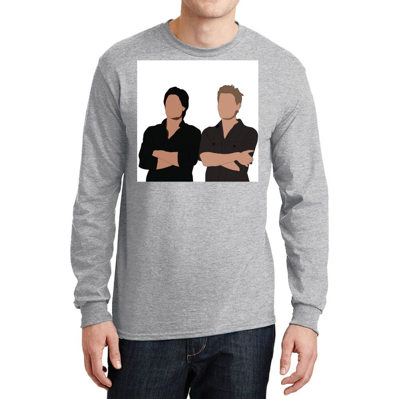 Salvatore Brothers Poster Girl Long Sleeve Shirts | Artistshot