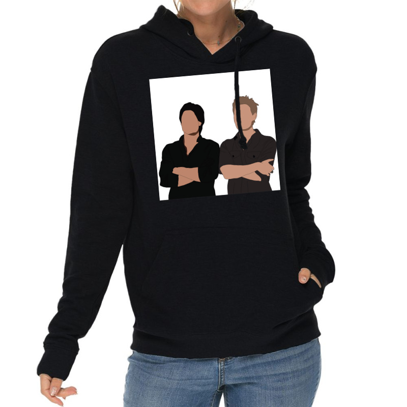 Salvatore Brothers Poster Girl Lightweight Hoodie | Artistshot