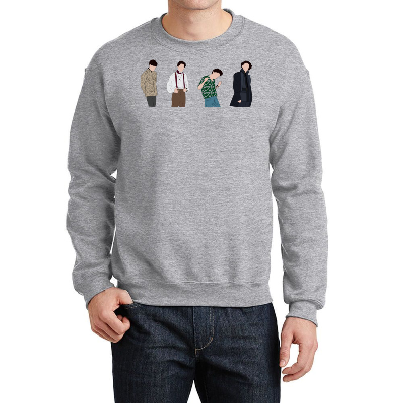 Timothée Chalamet Movie Characters Crewneck Sweatshirt by antreuginted | Artistshot