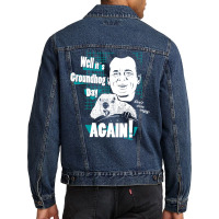 Well It Is Groundhog Day Again! Men Denim Jacket | Artistshot