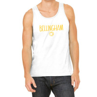 Bellingham Washington Drawing Of Sun Amber Print Tank Top | Artistshot