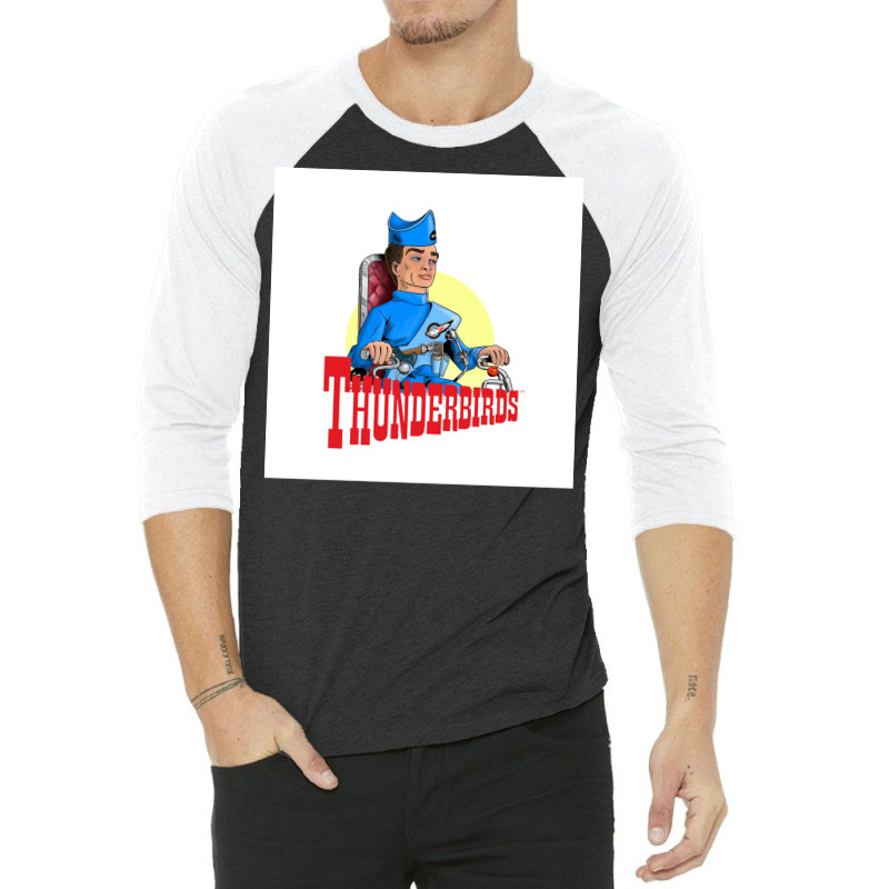 Thunderbirds Classic Tracy Poster 3/4 Sleeve Shirt | Artistshot