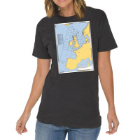 Uk Shipping Forecast Map  Blue Nostalgia Cute Vintage T-shirt | Artistshot