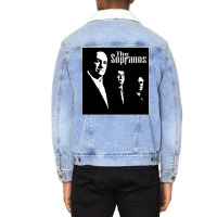 Tv Show Poster Blue Unisex Sherpa-lined Denim Jacket | Artistshot