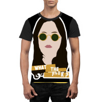 Wtf Motivational Rae Poster Blue Graphic T-shirt | Artistshot