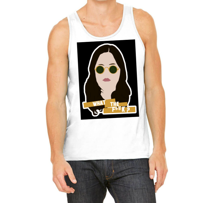 Wtf Motivational Rae Poster Blue Tank Top | Artistshot