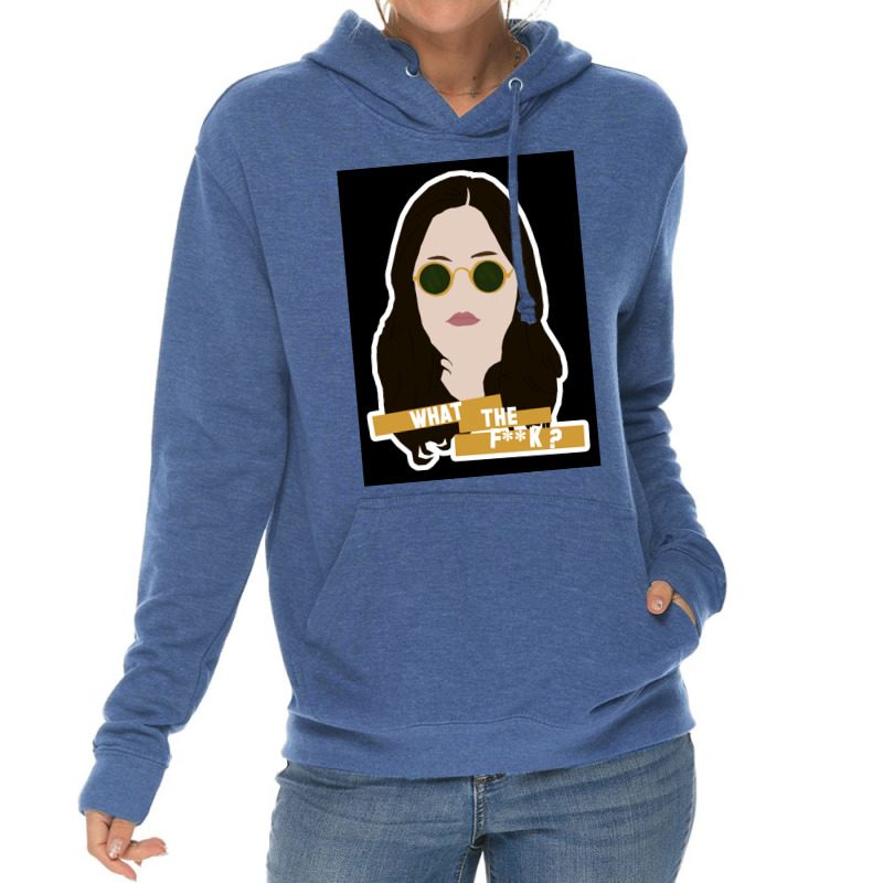 Wtf Motivational Rae Poster Blue Lightweight Hoodie | Artistshot