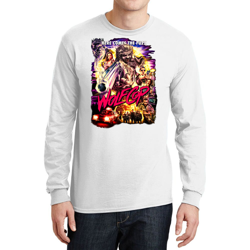 Wolfcop Long Sleeve Shirts by enaitzriskusq | Artistshot