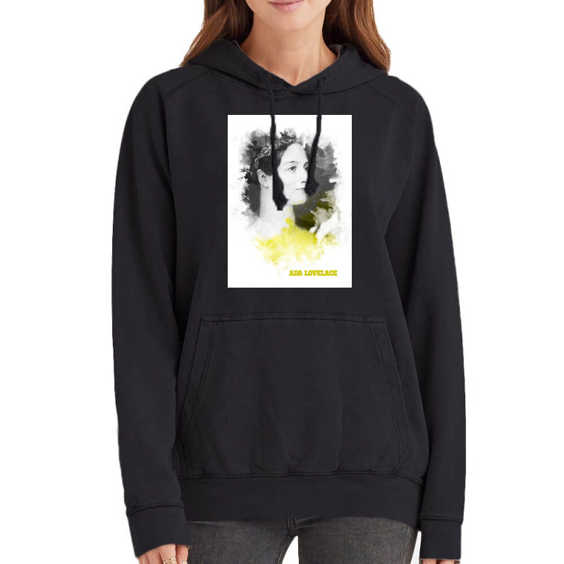 Ada Lovelace Painting Art Vintage Hoodie | Artistshot