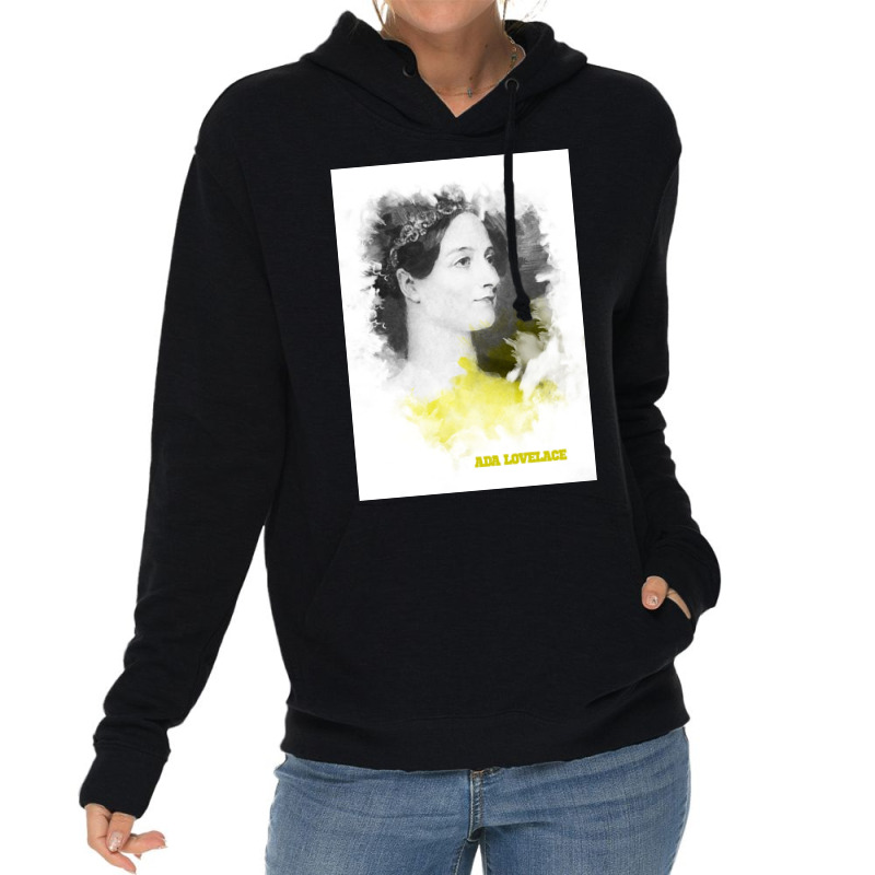 Ada Lovelace Painting Art Lightweight Hoodie | Artistshot