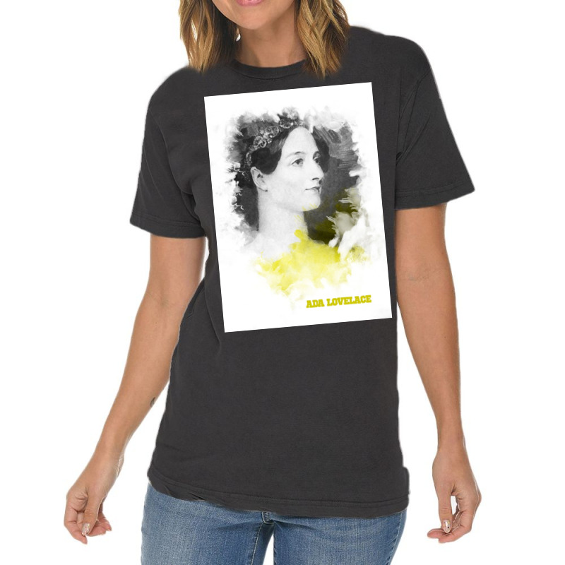 Ada Lovelace Painting Art Vintage T-shirt | Artistshot