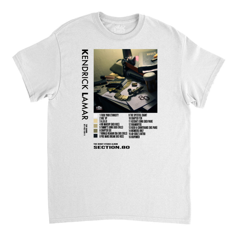 Kendrick Lamar - Section.80 Classic T-shirt by BLAVK | Artistshot